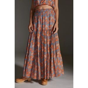 Anthropologie- Sundry Tiered Maxi Skirt